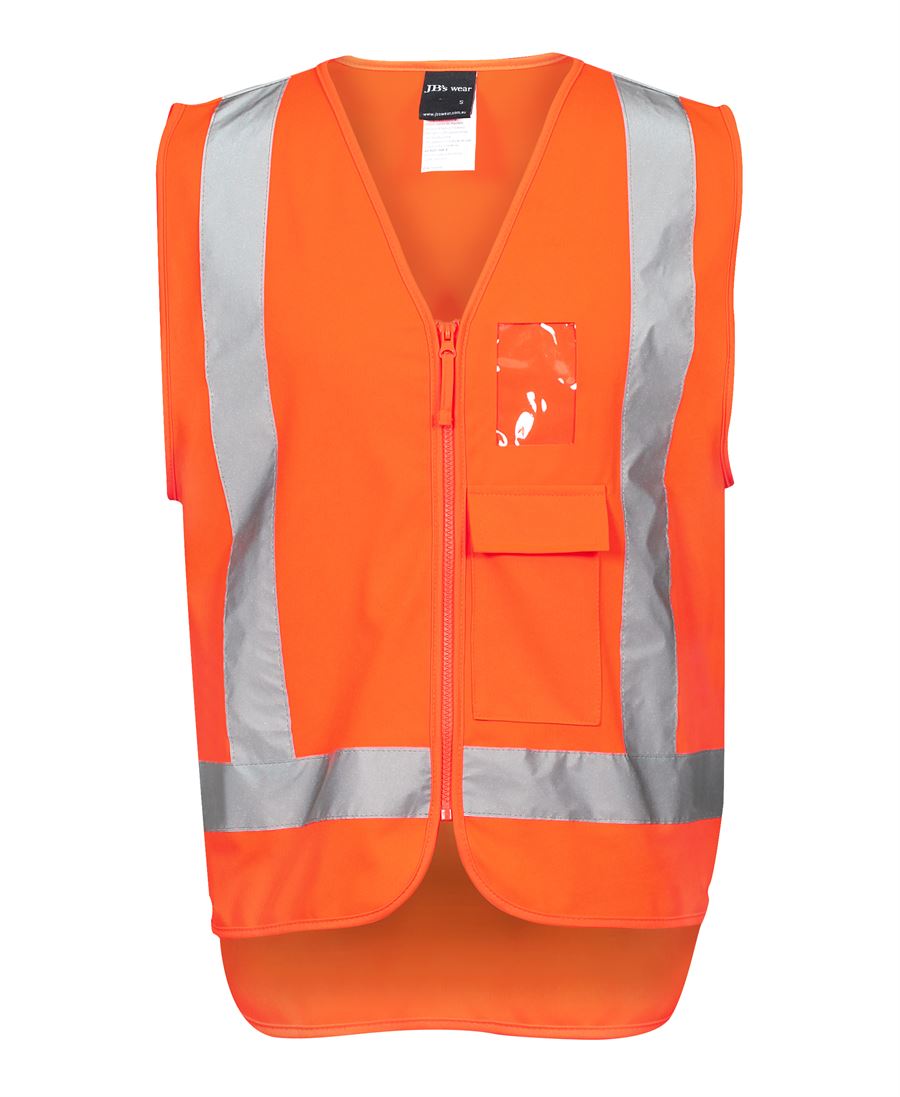 Jb's  Hi Vis Zip (D+n) Ttmc-w Vest - 6DNDT