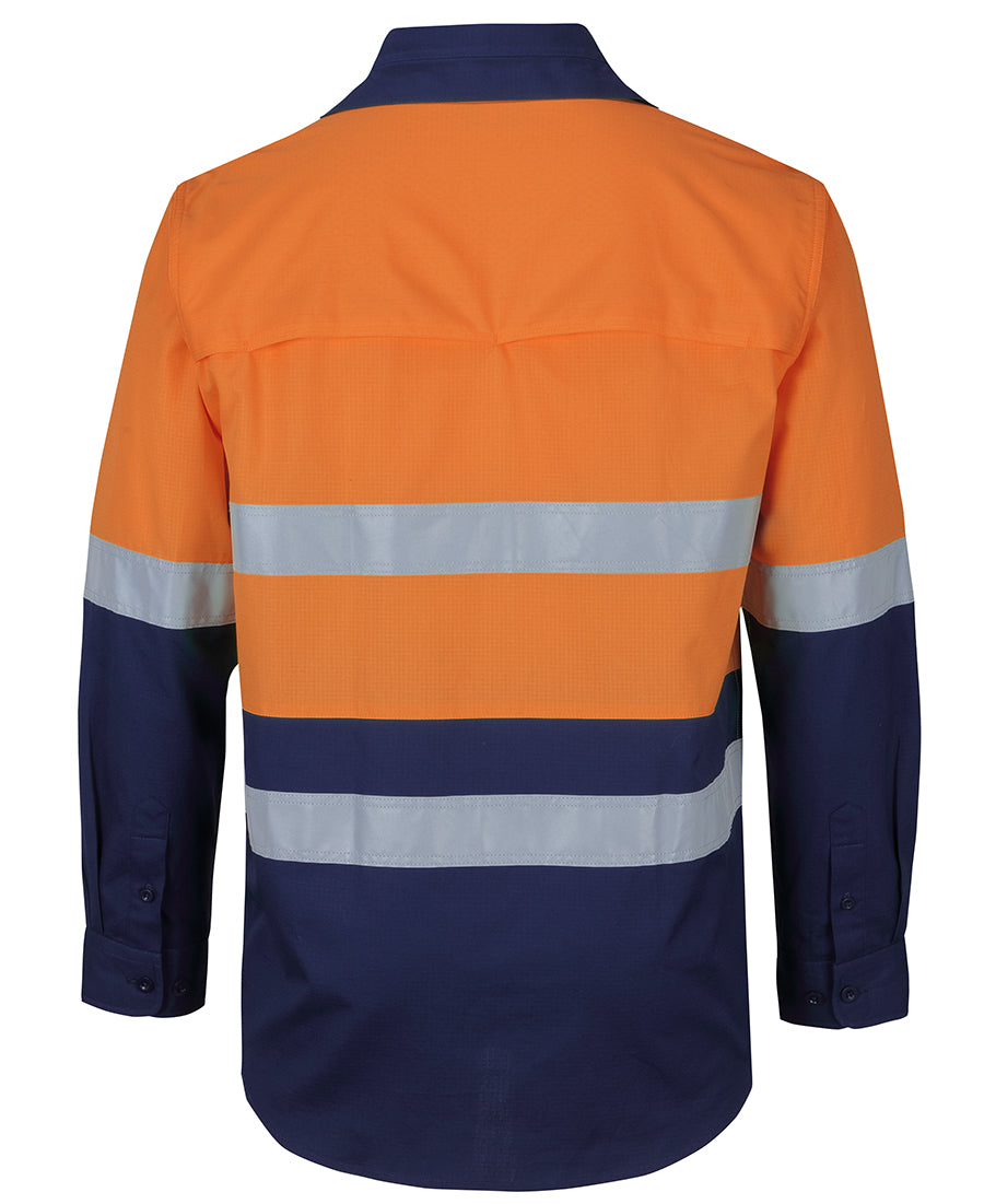 Jb's Hi Vis(D+n) L/s Ripstop Fishing Shirt - 6DNRL