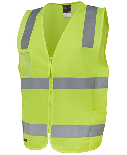 Jb's Hi Vis(D+n) Zip Safety Vest - 6DNSZ
