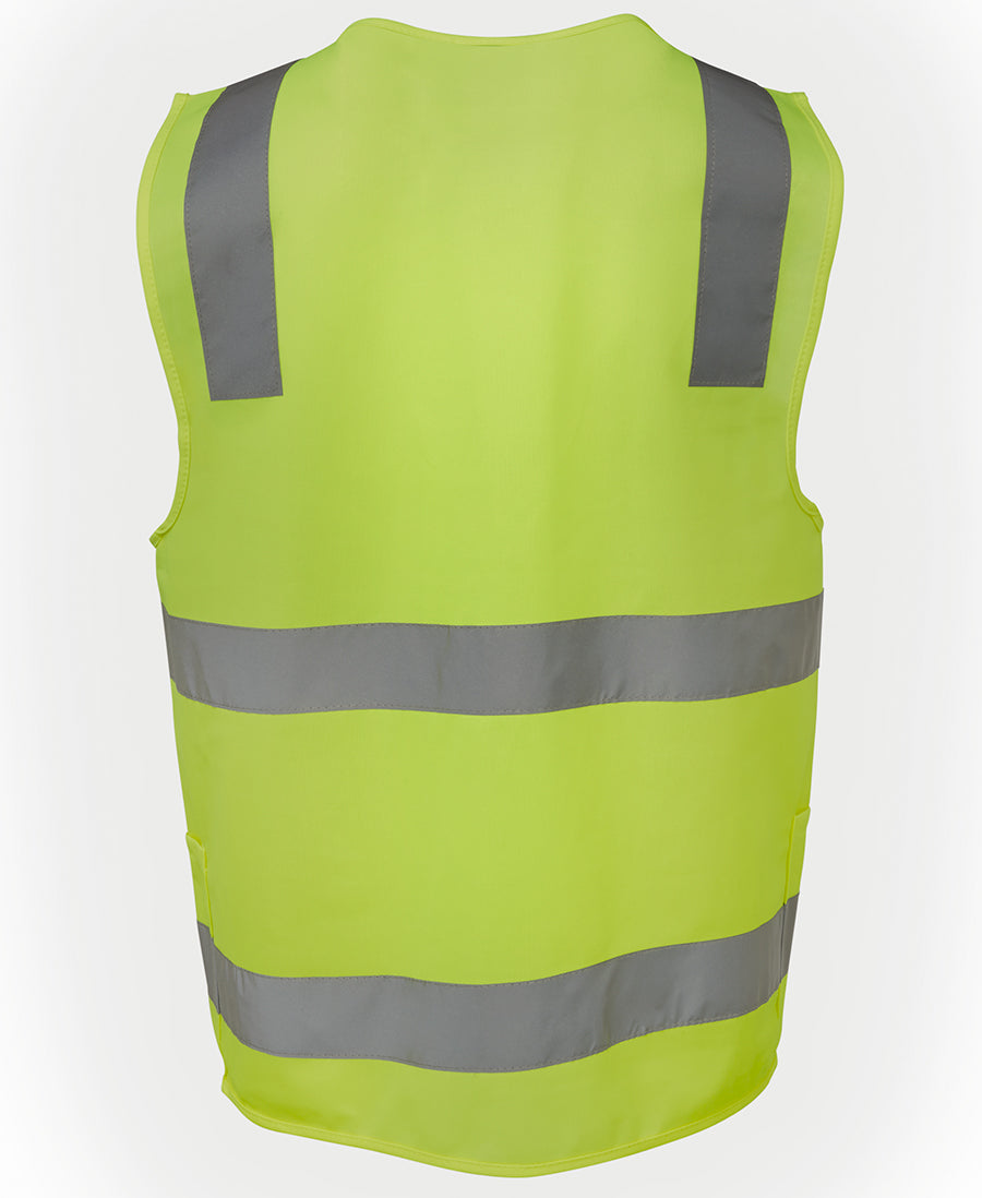 Jb's Hi Vis(D+n) Zip Safety Vest - 6DNSZ