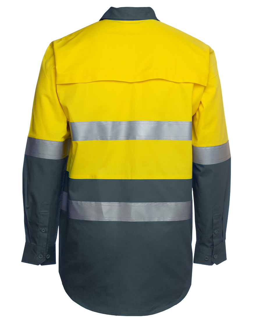 Jb's Hi Vis(D+n) L/s 150g Work/shirt-1 - 6DNWL