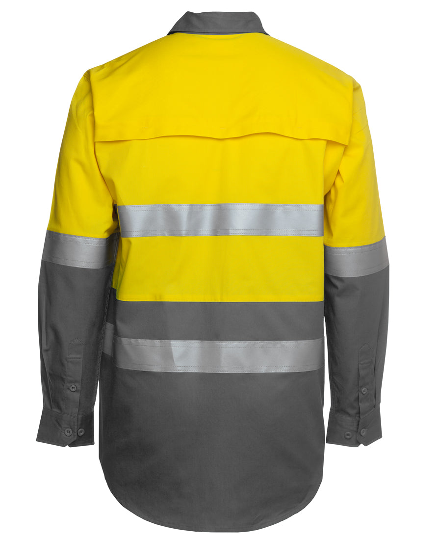 Jb's Hi Vis(D+n) L/s 150g Work/shirt-1 - 6DNWL