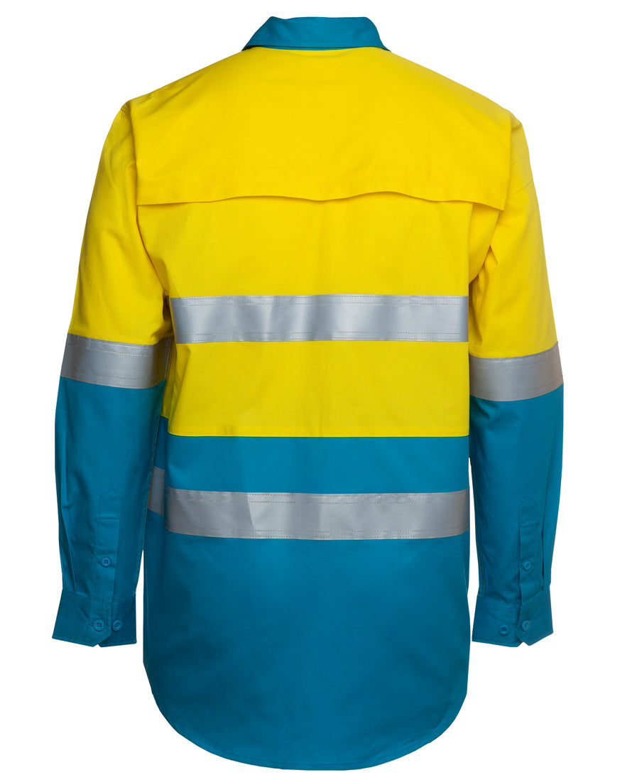 Jb's Hi Vis(D+n) L/s 150g Work/shirt-1 - 6DNWL