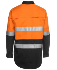 Jb's Hi Vis(D+n) L/s 150g Work/shirt - 6DNWL
