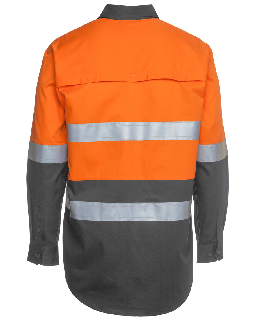 Jb's Hi Vis(D+n) L/s 150g Work/shirt-1 - 6DNWL