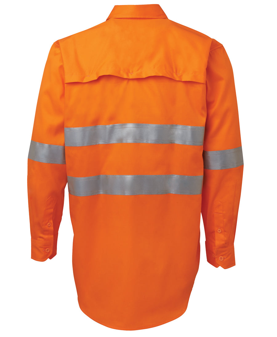 Jb's Hi Vis(D+n) L/s 150g Work/shirt-1 - 6DNWL