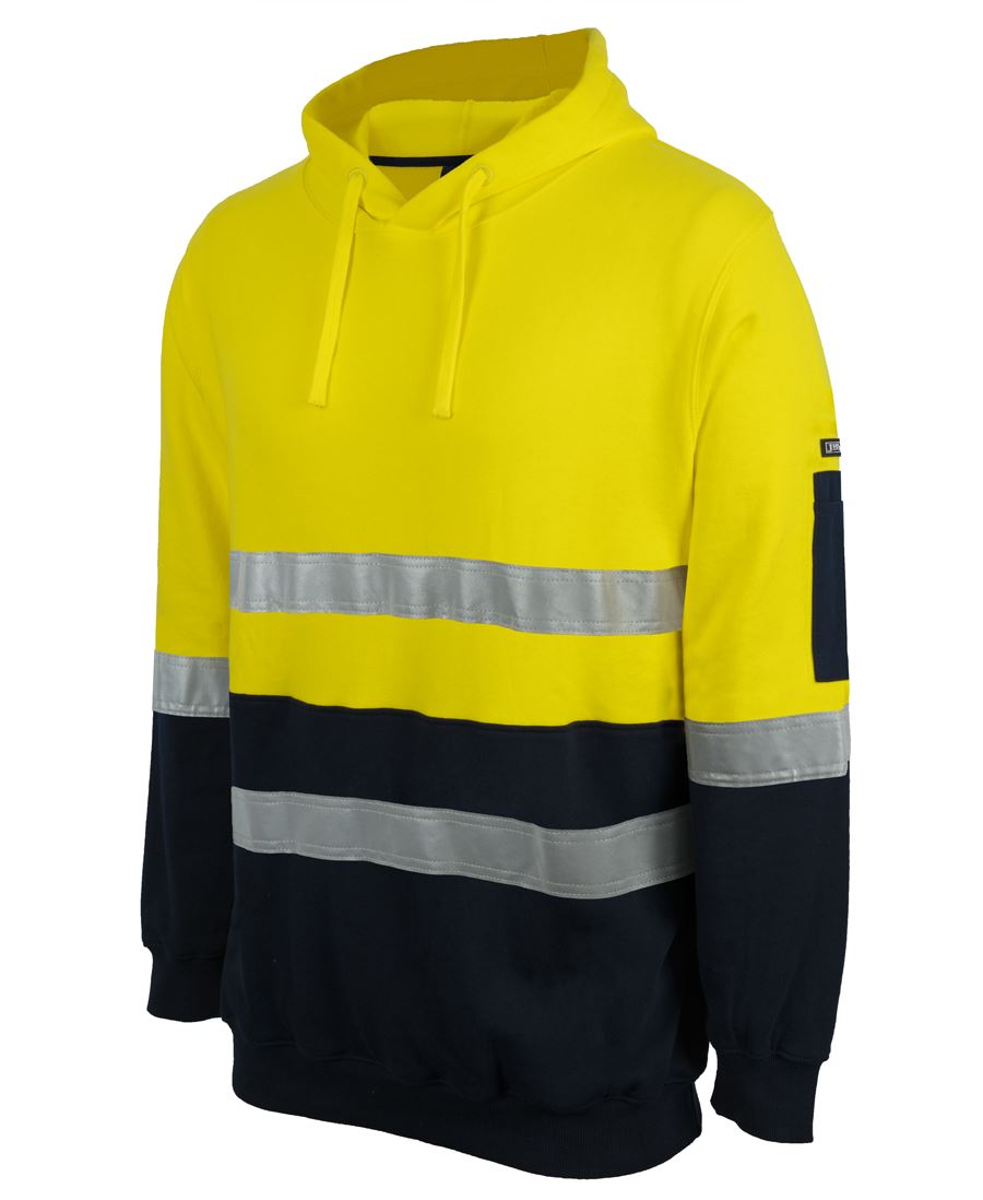 Jb's Hi Vis D+n 310 Cotton Pullover Fleece Hoodie - 6DVPM