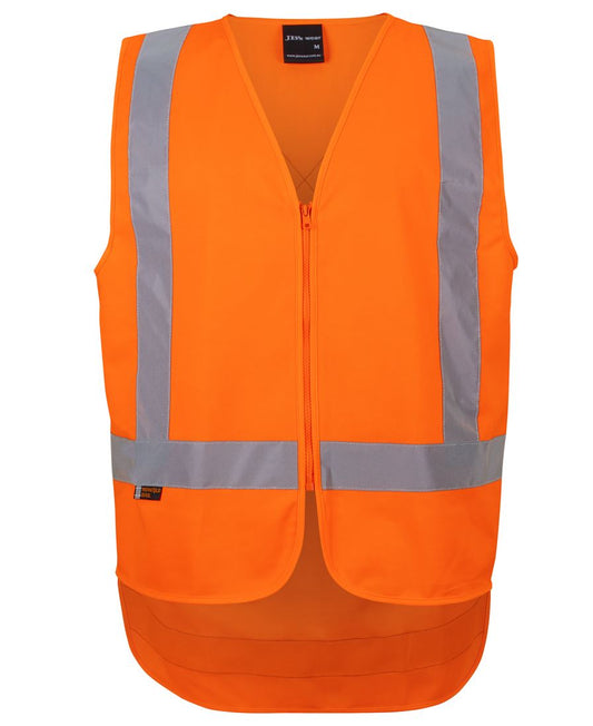 JBs JB's NSW/QLD RAIL (D+N) ZIP X-BACK SAFETY VEST - 6DVQV