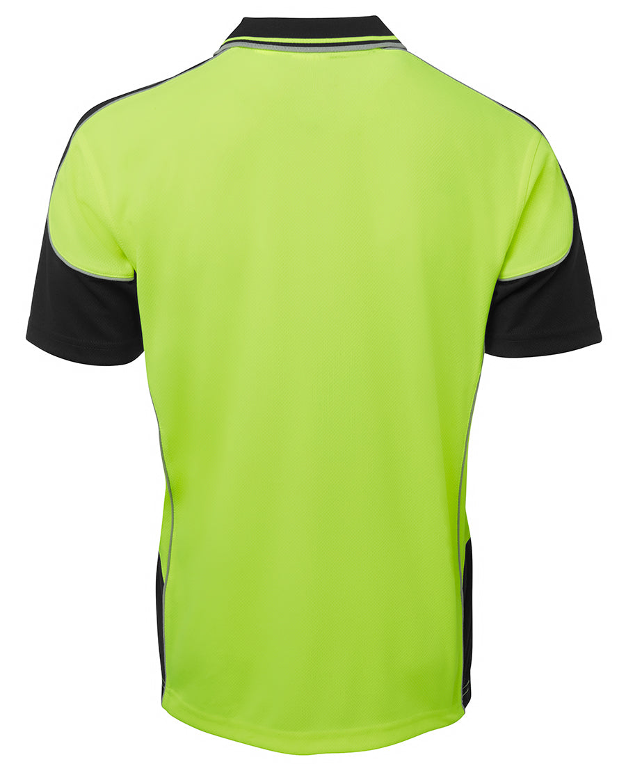 Jb's Hi Vis 4602.1 S/s Contrast Piping Polo - 6HCP4