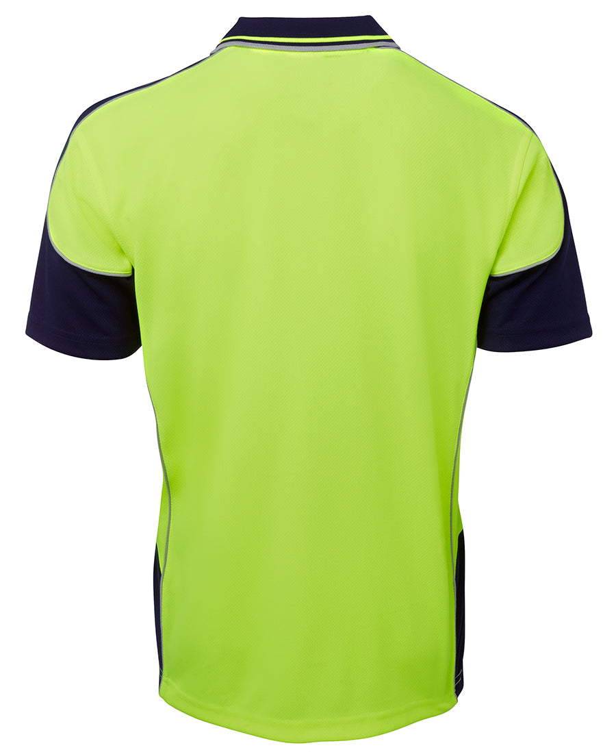 Jb's Hi Vis 4602.1 S/s Contrast Piping Polo - 6HCP4