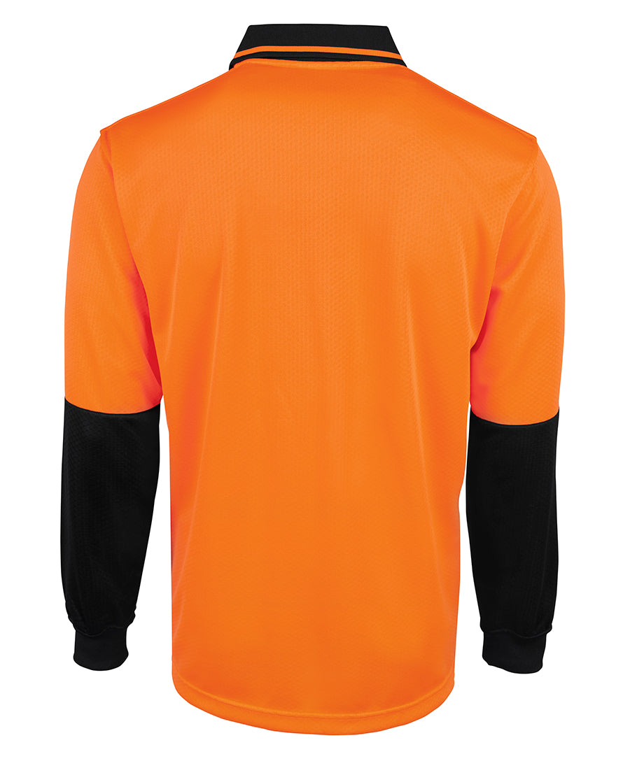 Jb's Hi Vis 4602.1 L/s Jacquard Polo - 6HJNL