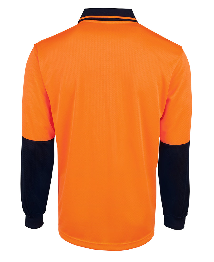 Jb's Hi Vis 4602.1 L/s Jacquard Polo - 6HJNL