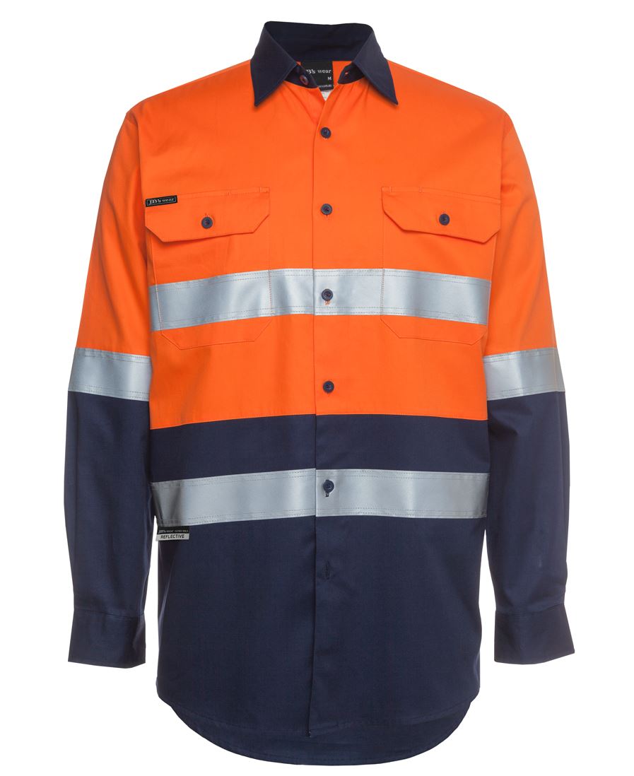 Jb's Hi Vis (D+n) L/s 190g Shirt - 6HLS