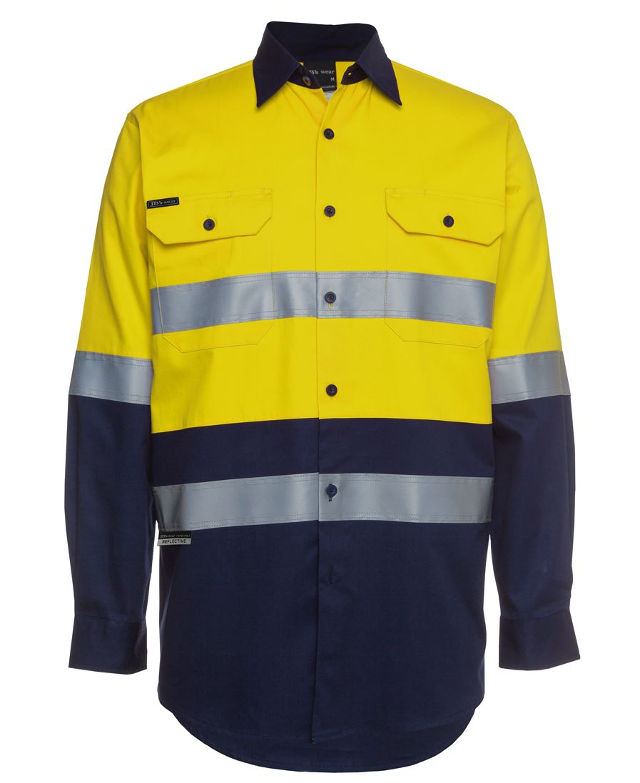 Jb's Hi Vis (D+n) L/s 190g Shirt - 6HLS