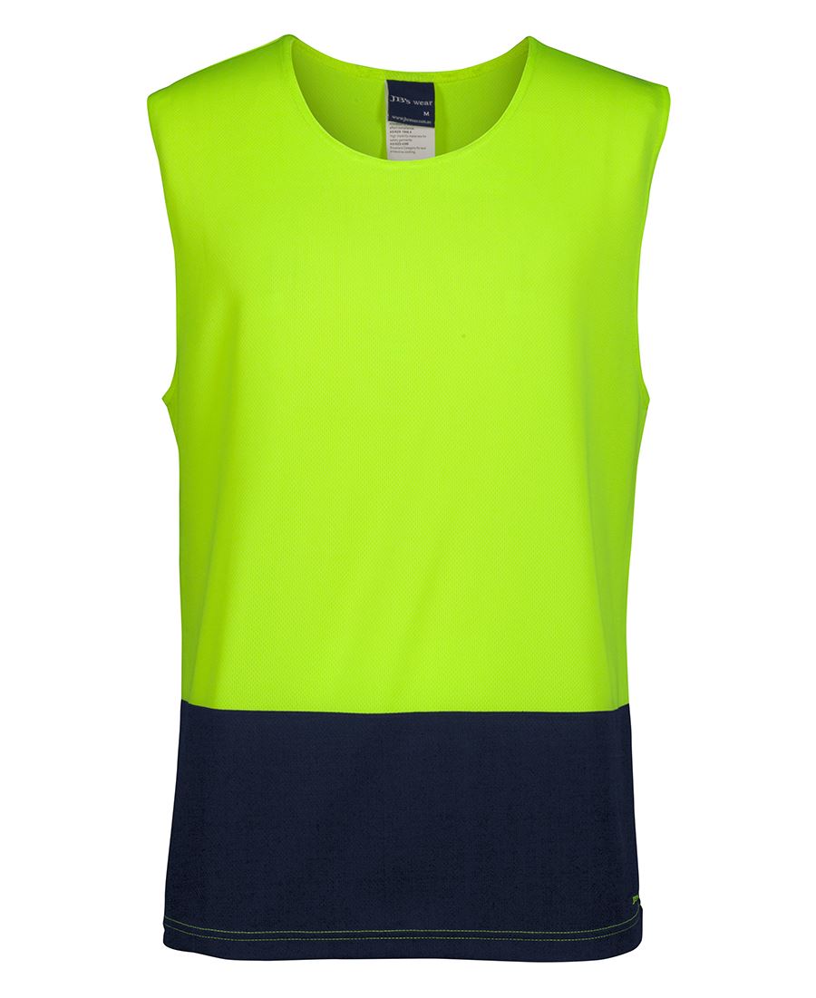 Jb's Hi Vis Muscle Top - 6HMT