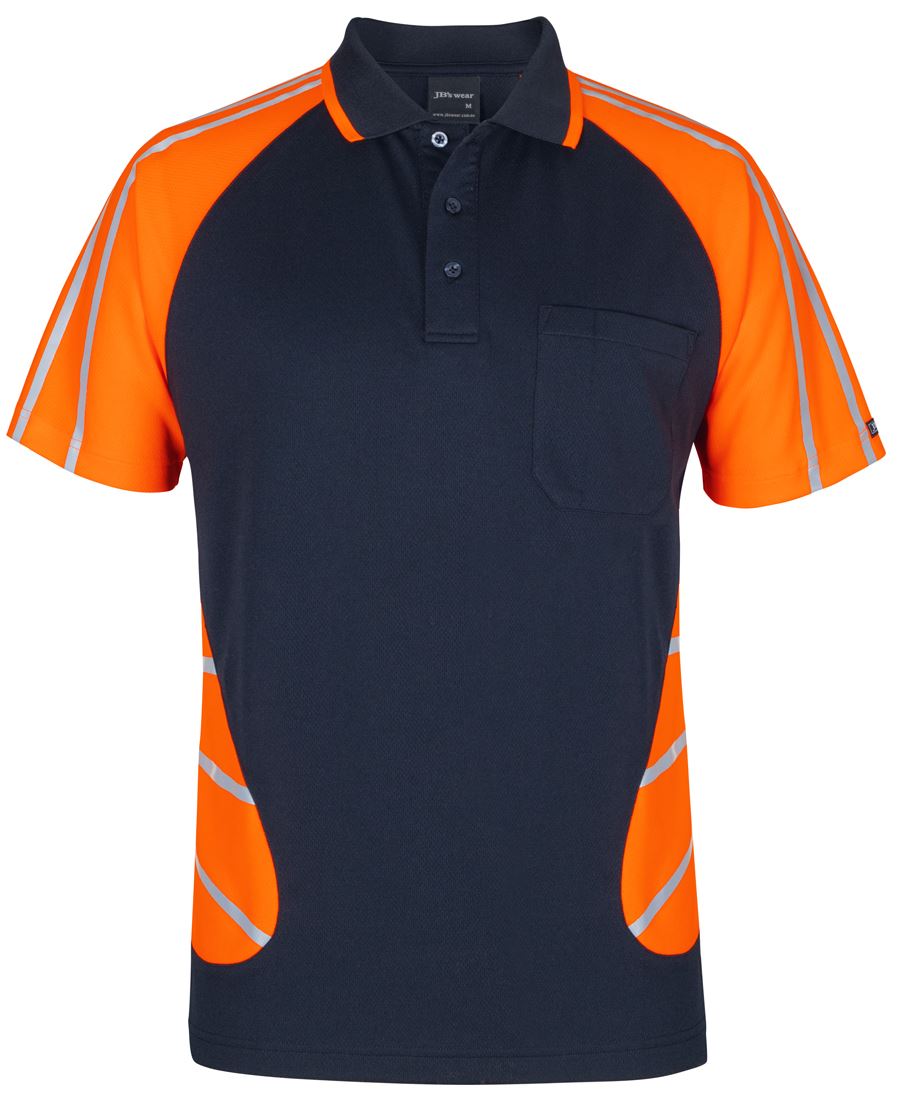 JBs JB's STREET SPIDER POLO W/ REFLECTIVE STRIPE - 6HSSR