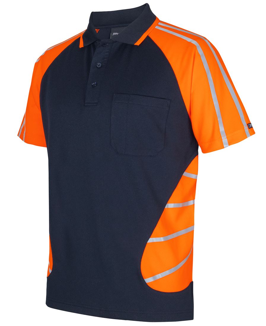 JBs JB's STREET SPIDER POLO W/ REFLECTIVE STRIPE - 6HSSR