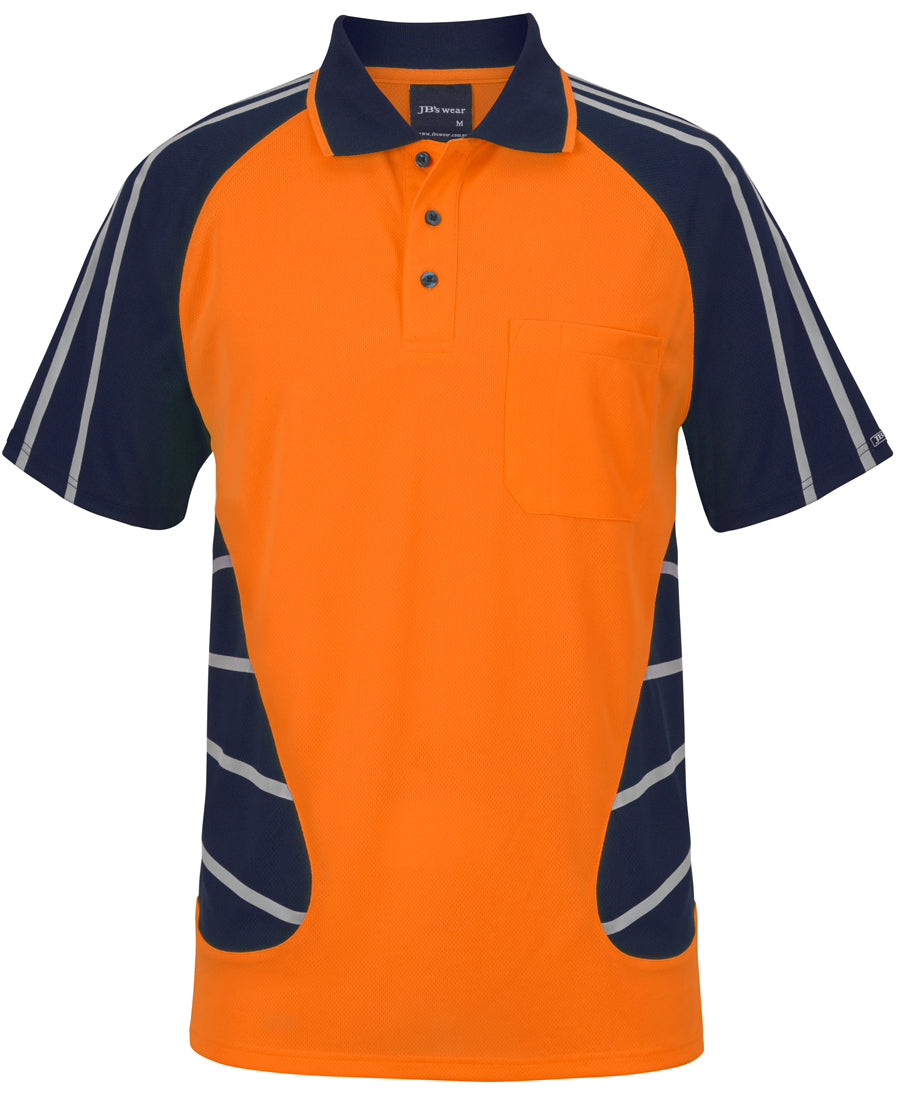 JBs JB's STREET SPIDER POLO W/ REFLECTIVE STRIPE - 6HSSR