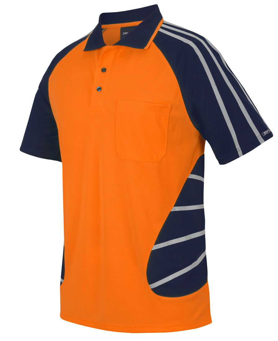 JBs JB's STREET SPIDER POLO W/ REFLECTIVE STRIPE - 6HSSR
