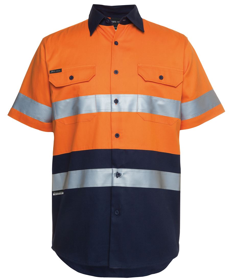 Jb's Hi Vis(D+n) S/s 190g Shirt - 6HSS