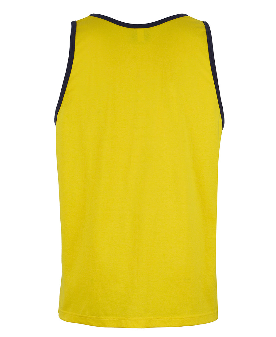 Jb's Hi Vis Cotton Singlet - 6HTCS