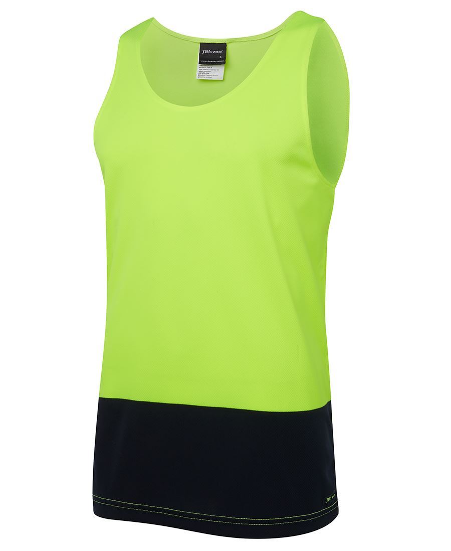 Jb's Hi Vis Trad Singlet - 6HTS