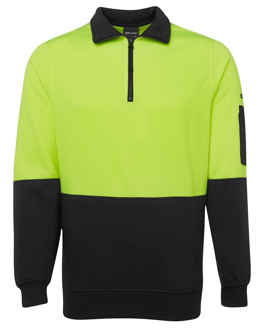 Jb's Hi Vis 1/2 Zip Fleecy - 6HVFH
