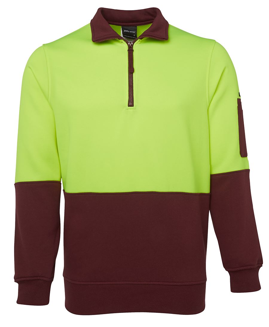 Jb's Hi Vis 1/2 Zip Fleecy - 6HVFH