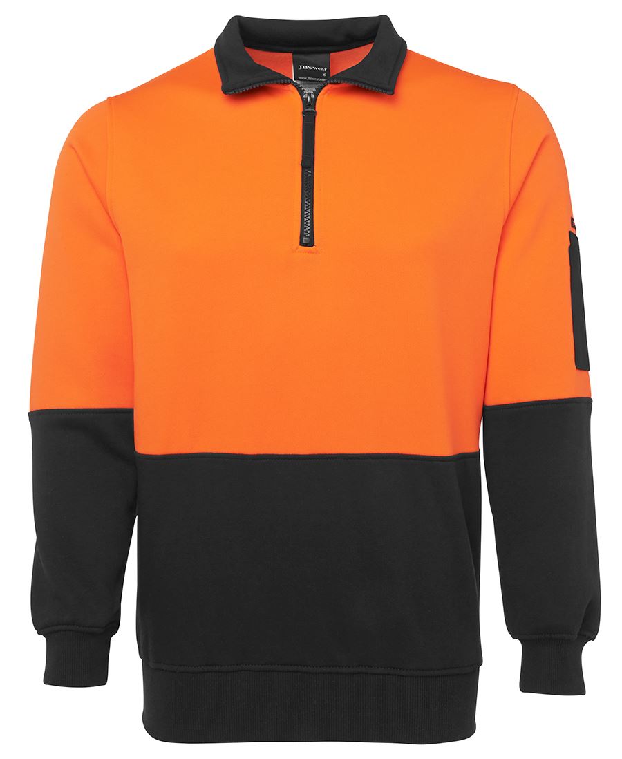 Jb's Hi Vis 1/2 Zip Fleecy - 6HVFH