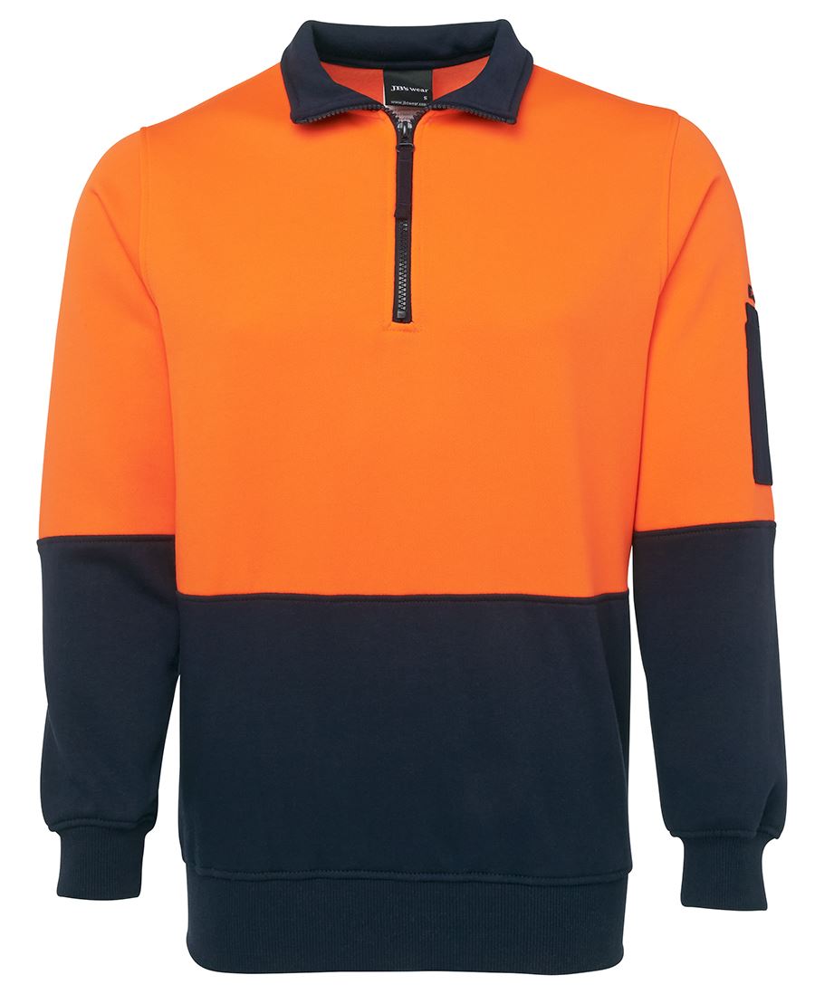 Jb's Hi Vis 1/2 Zip Fleecy - 6HVFH