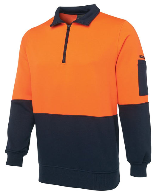 Jb's Hi Vis 1/2 Zip Fleecy - 6HVFH