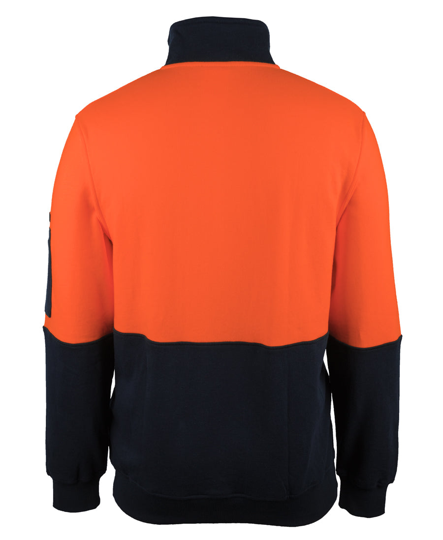 Jb's Hi Vis 310 Cotton 1/2 Zip Fleece - 6HVFM
