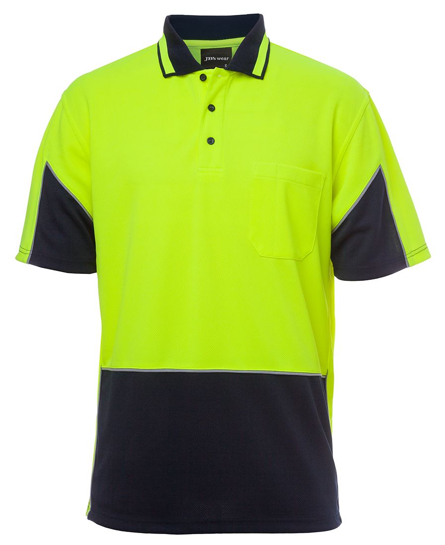 Jb's Hi Vis 4602.1 S/s Gap Polo - 6HVGS