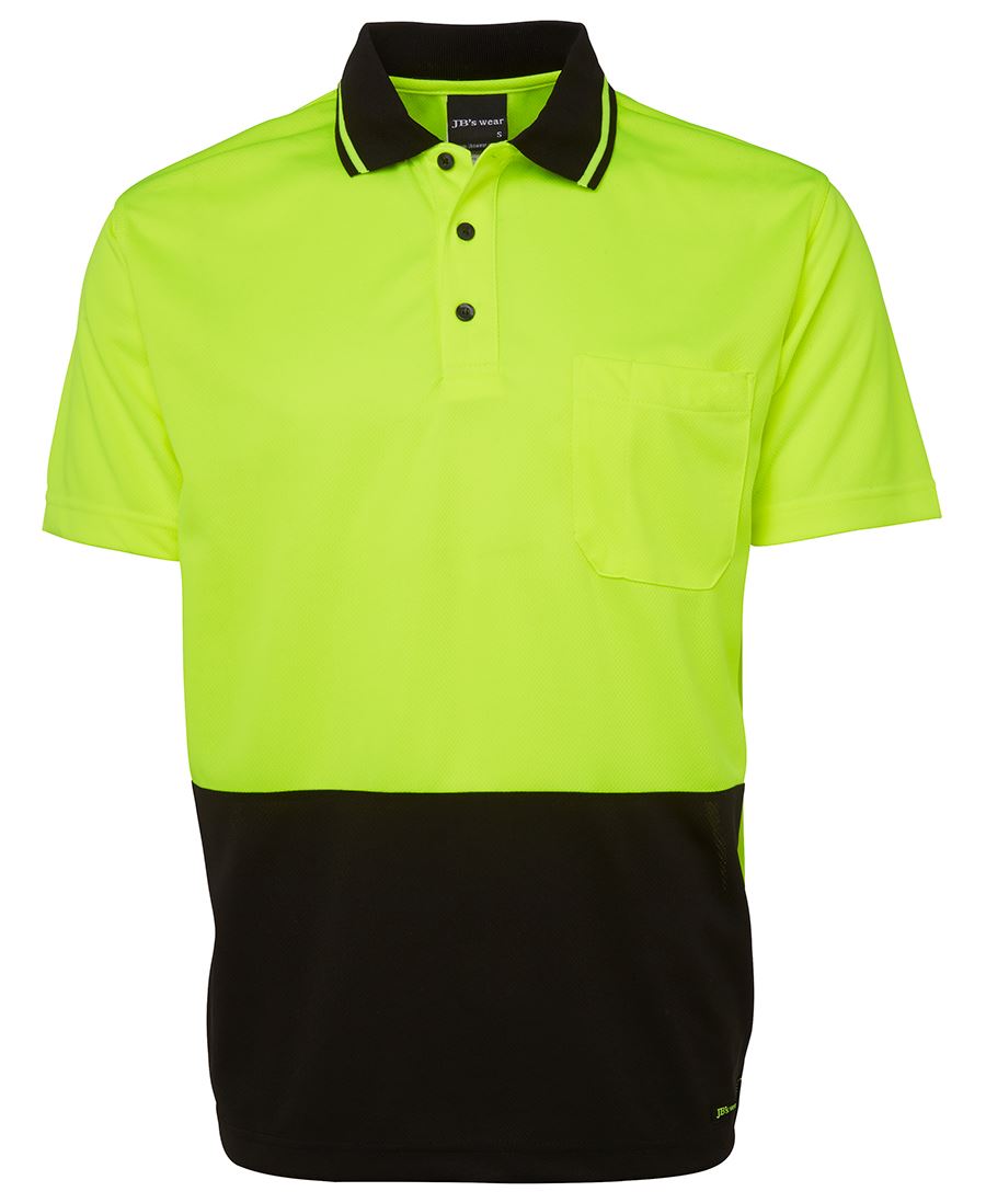 Jb's Hi Vis 4602.1 Non Cuff Trad Polo - 6HVNC