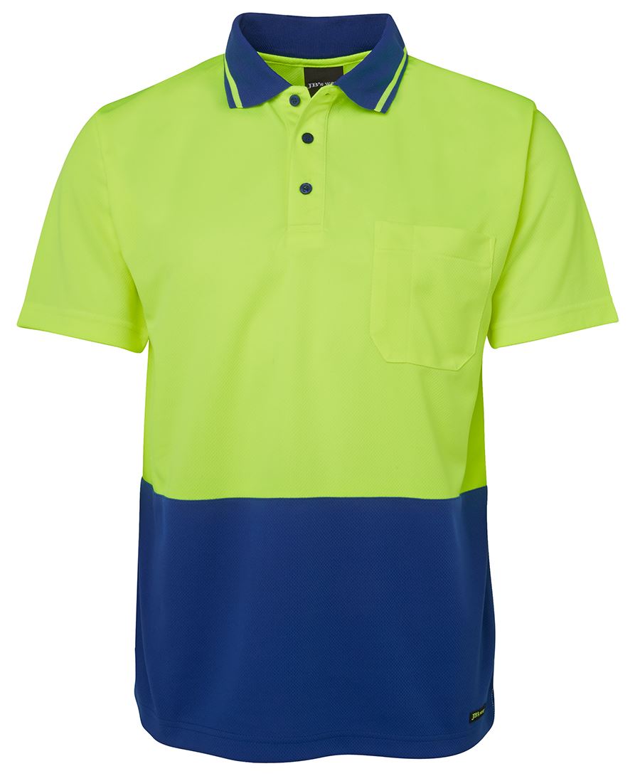 Jb's Hi Vis 4602.1 Non Cuff Trad Polo - 6HVNC