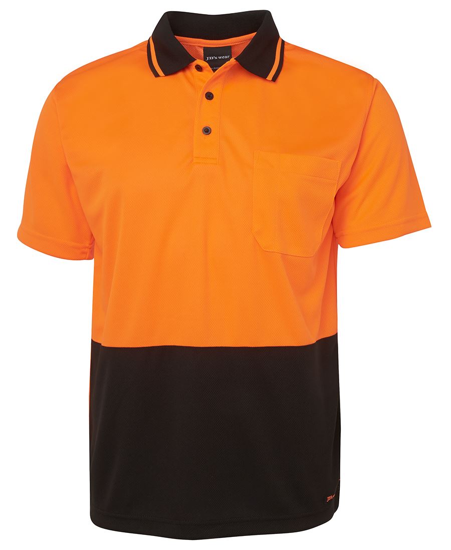 Jb's Hi Vis 4602.1 Non Cuff Trad Polo - 6HVNC