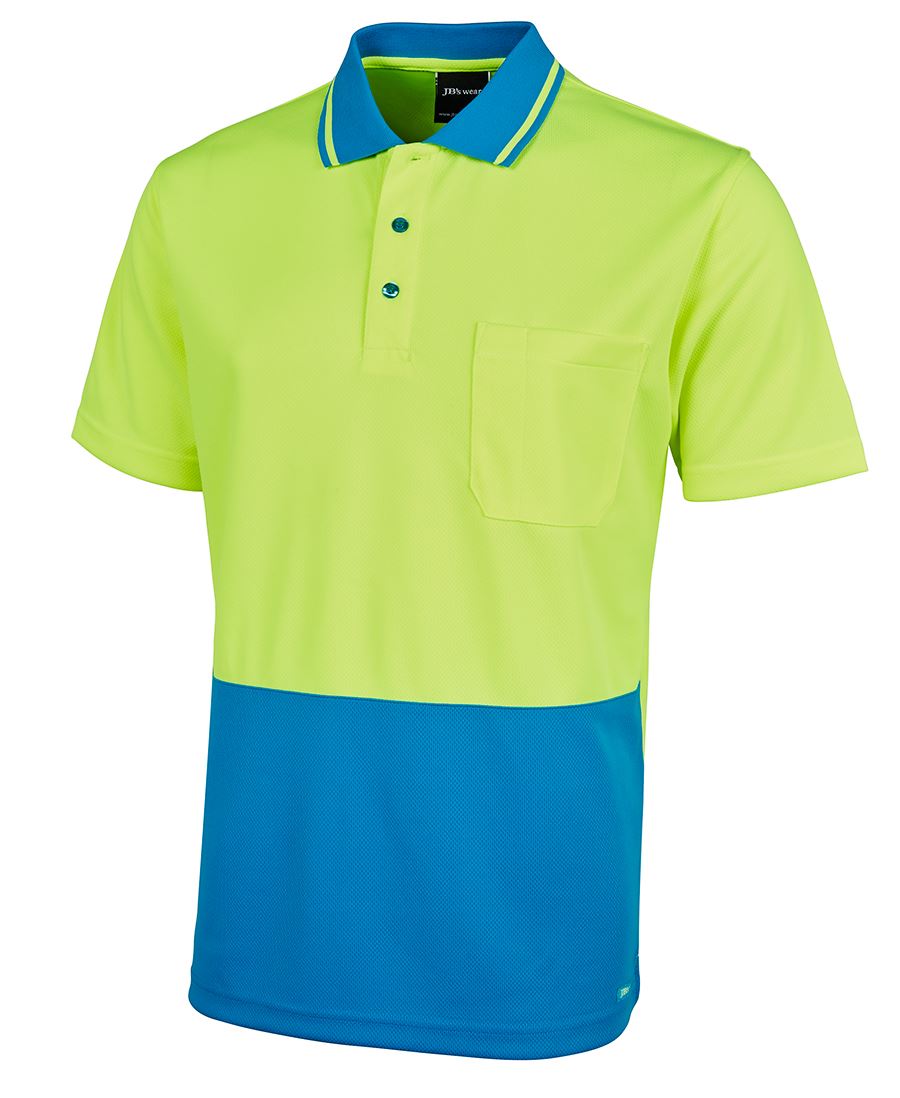 Jb's Hi Vis 4602.1 Non Cuff Trad Polo - 6HVNC
