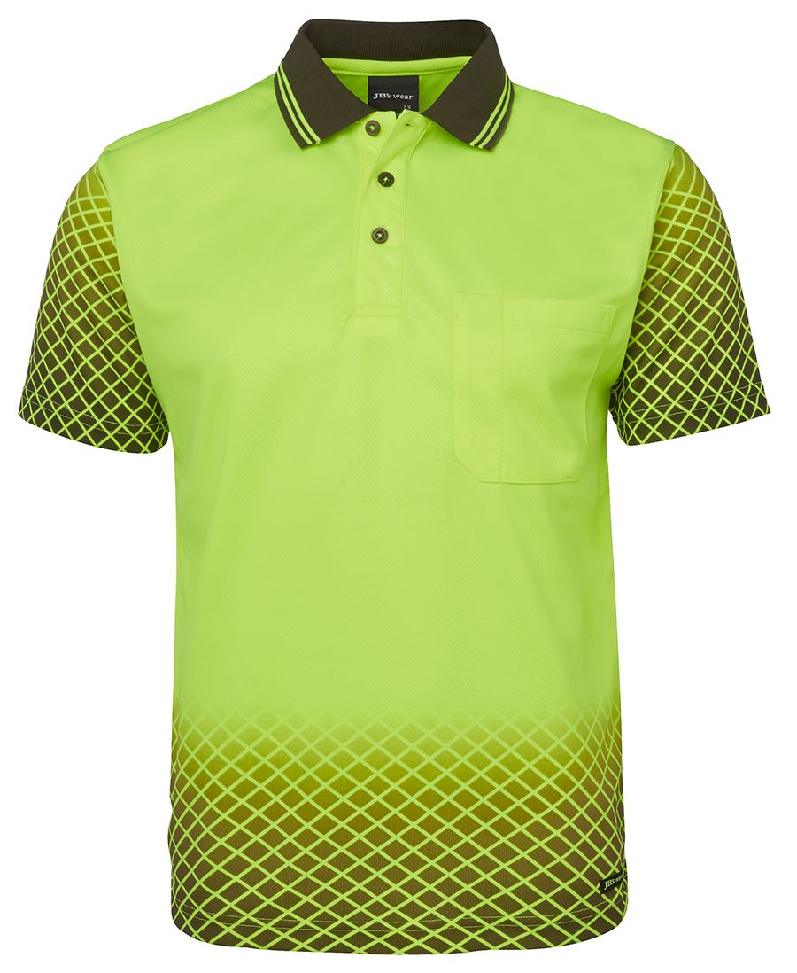 Jb's Hi Vis 4602.1 Net Sub Polo - 6HVNS