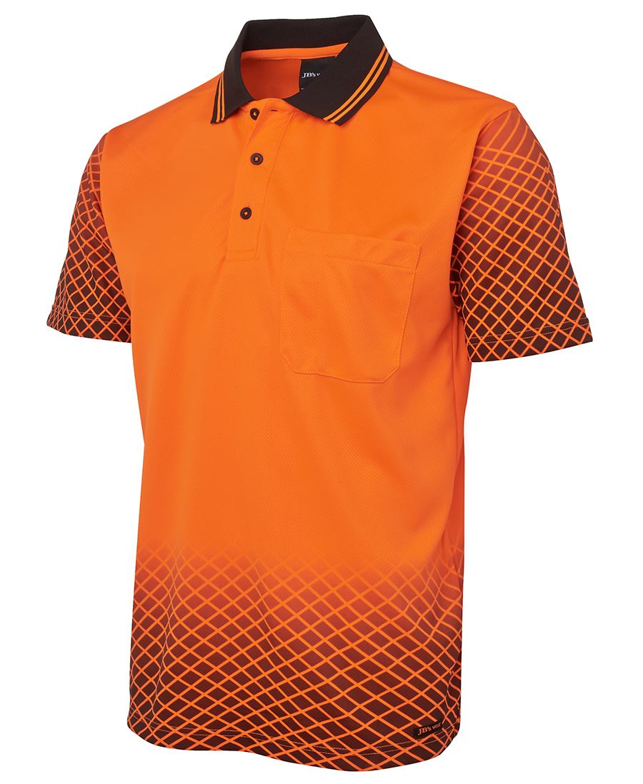 Jb's Hi Vis 4602.1 Net Sub Polo - 6HVNS