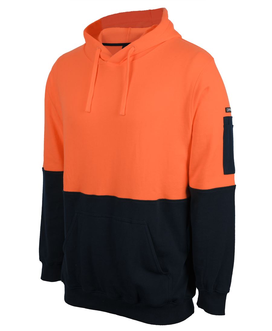 Jb's Hi Vis 310 Cotton Pull Over Fleece Hoodie - 6HVPM