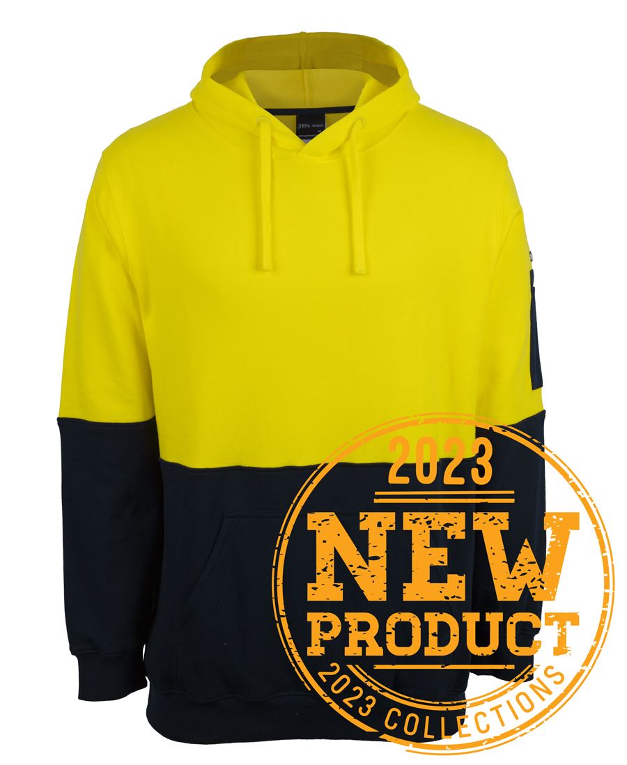 Jb's Hi Vis 310 Cotton Pull Over Fleece Hoodie - 6HVPM