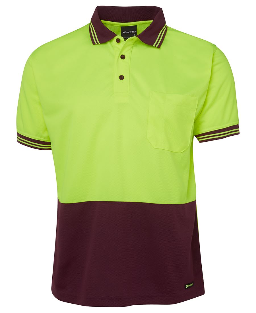 Jb's Hi Vis S/s Trad Polo - 6HVPS