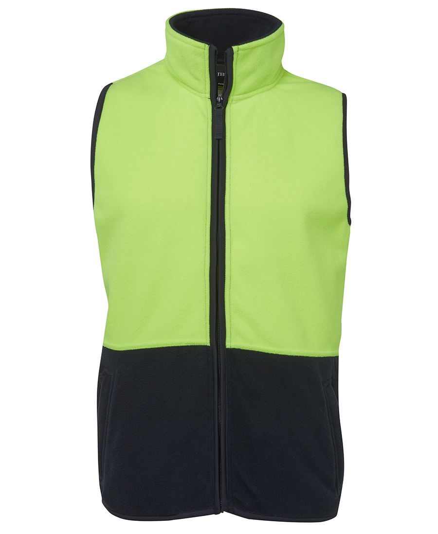 Jb's Hi Vis Polar Vest - 6HVPV