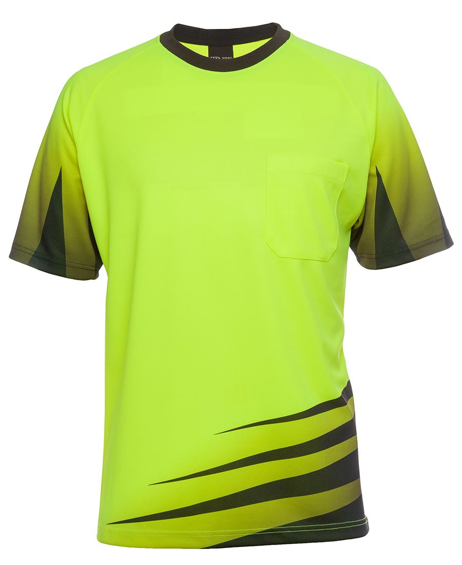 Jb's Hi Vis S/s Rippa Sub Tee - 6HVRT