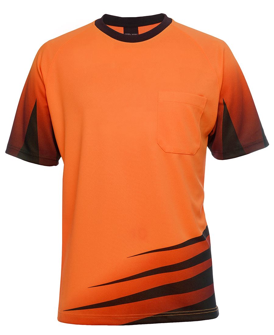 Jb's Hi Vis S/s Rippa Sub Tee - 6HVRT
