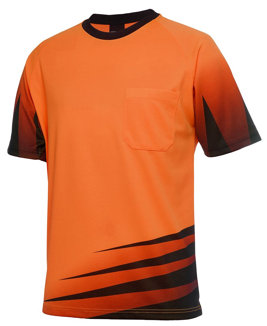Jb's Hi Vis S/s Rippa Sub Tee - 6HVRT