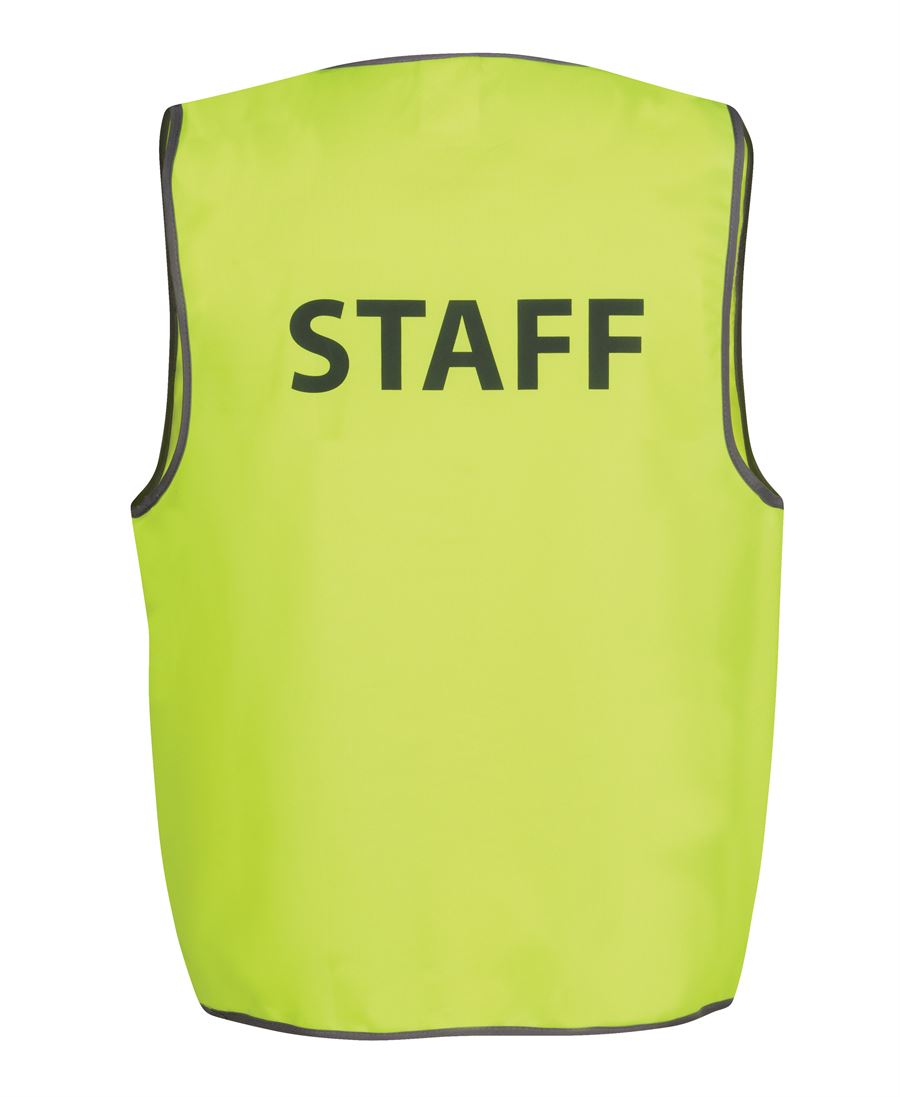 JB's Hi Vis SAFETY VEST PRINT  STAFF