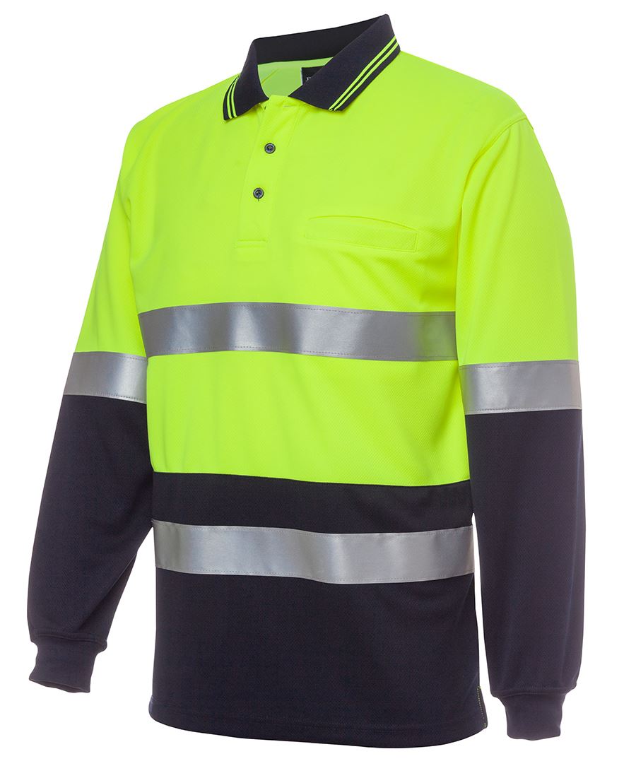 Jb's Hi Vis L/s (D+n) Trad Polo - 6HVSL