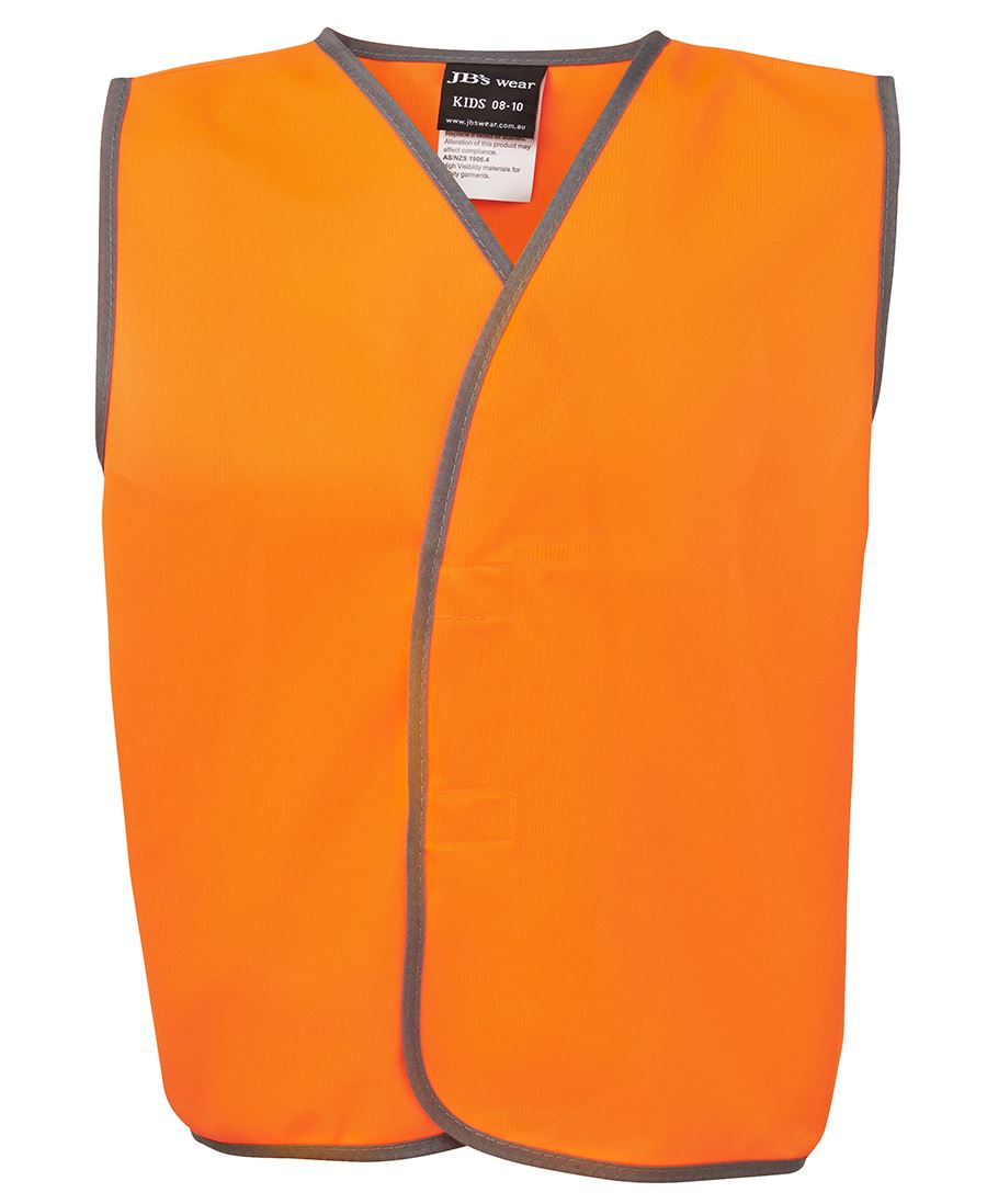 Jb's Hi Vis Kids Safety Vest - 6HVSU
