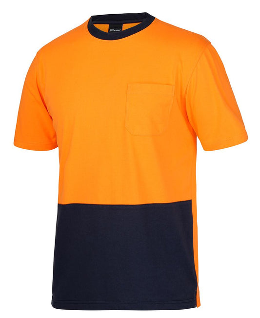 Jb's Hi Vis Crew Neck Cotton Tee-shirt - 6HVTC